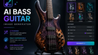 Best ai bass guitar image generator