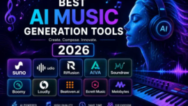 Best ai music generation tools 2026