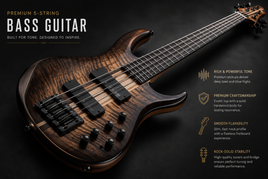 Best ai bass guitar image generator