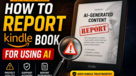 How To Report Kindle Book For Using AI