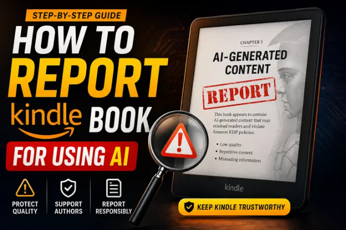 How To Report Kindle Book For Using AI