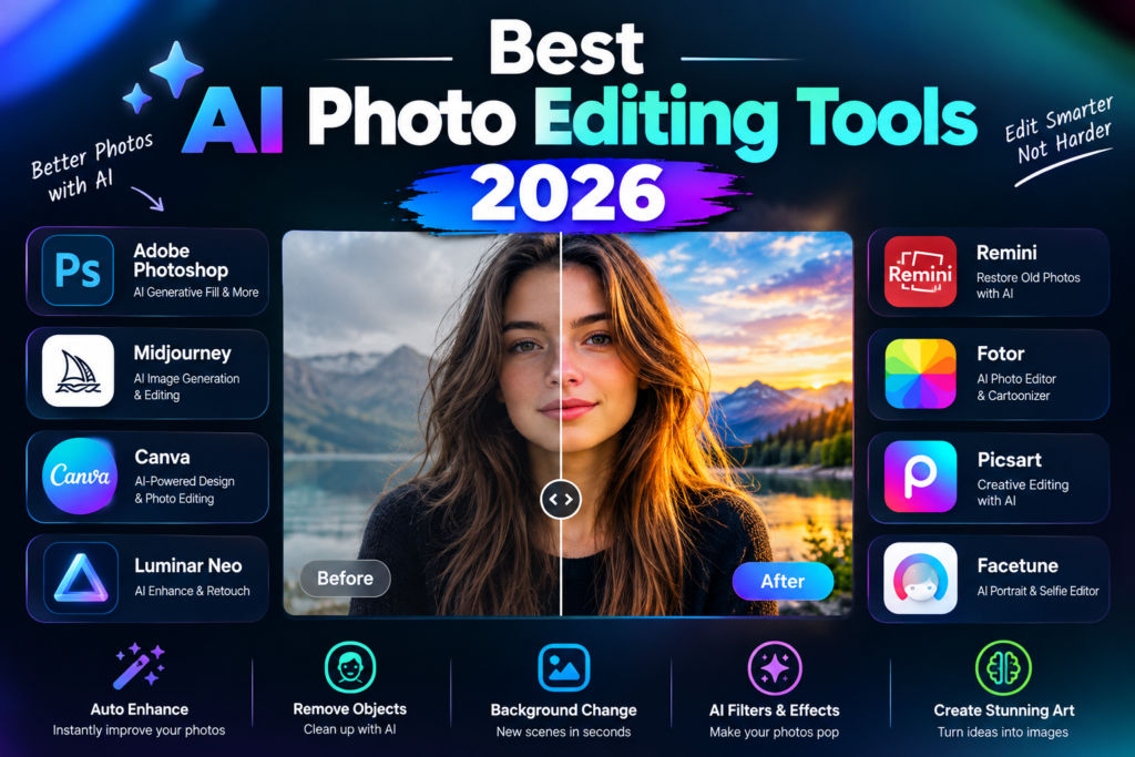 Best AI Photo Editing Tools 2026