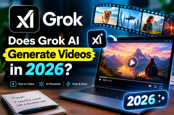 Does Grok AI Generate Videos 2026​