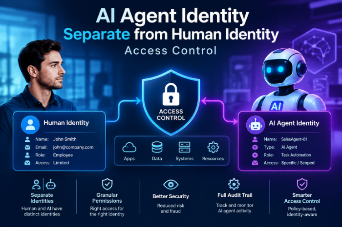 AI Agent Identity Separate From Human Identity Access Control​