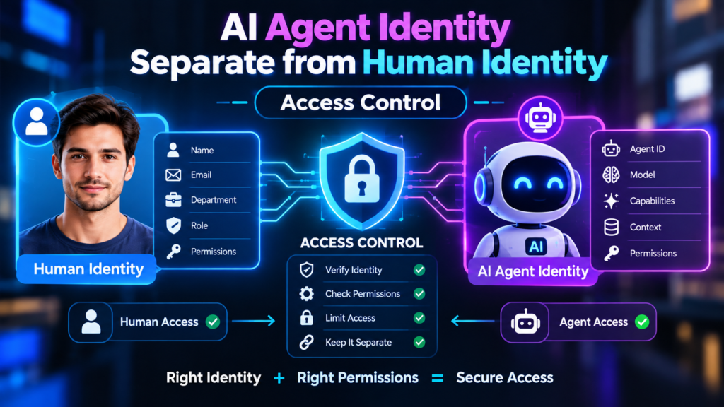 AI Agent Identity Separate From Human Identity Access Control​
