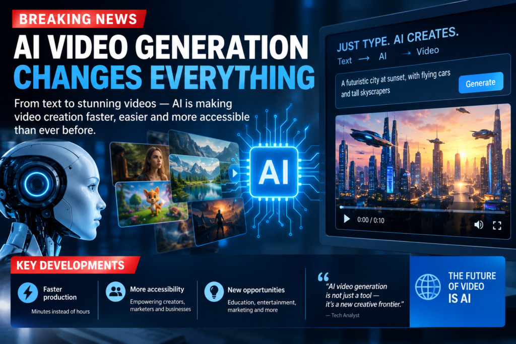AI Video Generation News​