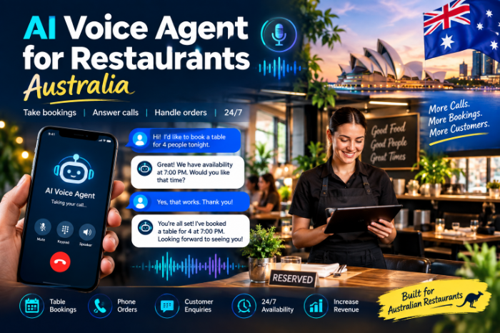 AI Voice Agent Restaurants Australia​
