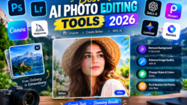Best AI Photo Editing Tools 2026​