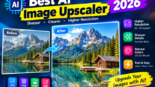 Best AI Image Upscaler 2026​