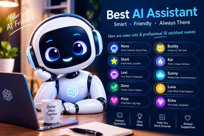 Best AI Assistant Names Cute And Professional​