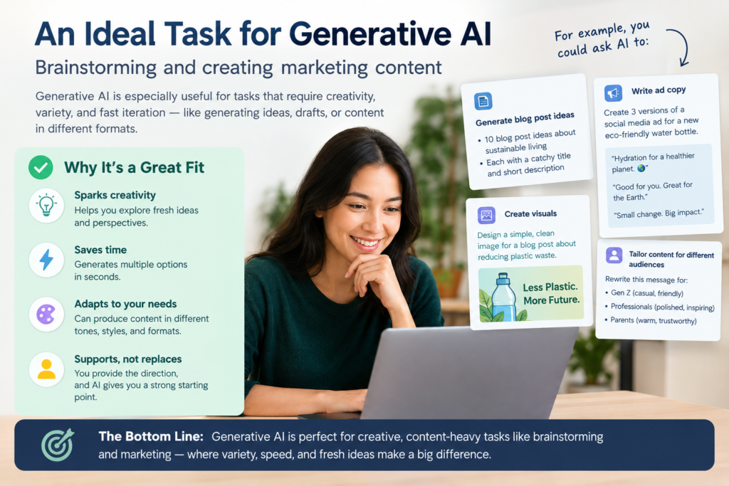 What Would Be An Appropriate Task For Using Generative AI