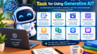 what would be an appropriate task for using generative ai​